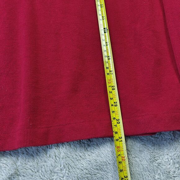 VTG Polo Ralph Lauren Quarter Zip Sweater Men's XL Red Winter Classic Fit FLAW - Picture 5 of 7